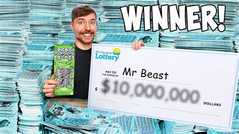 mr beast lottery|I Spent $1,000,000 on Lottery Tickets and WON.